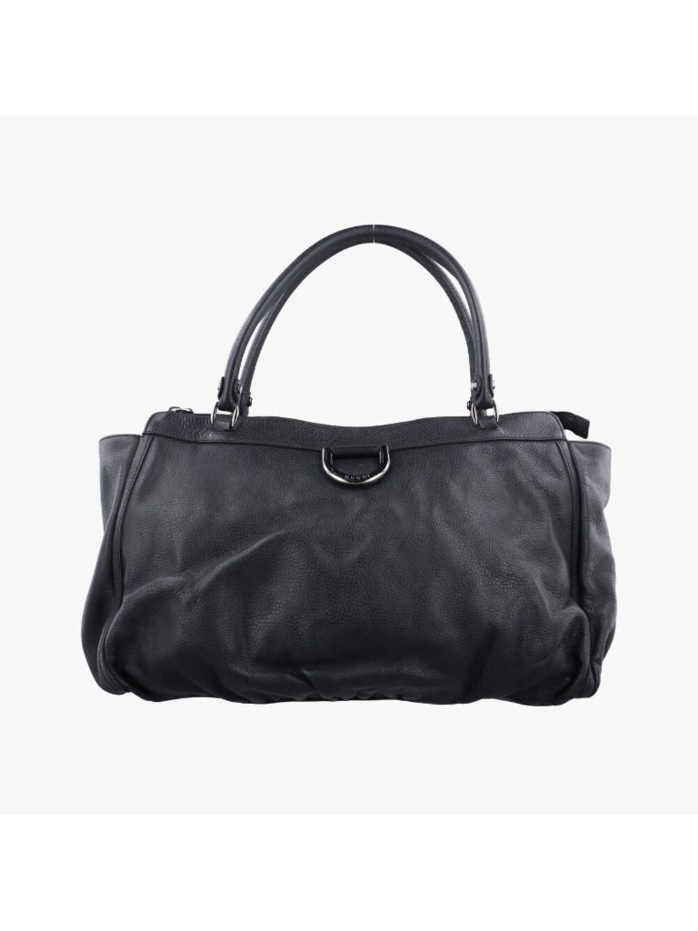 Gucci Abbey D Ring Hobo Black Leather